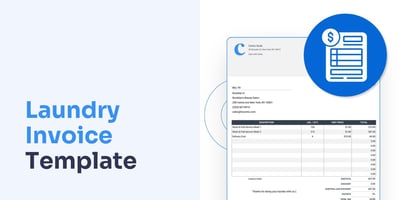 Laundry Invoice Template for Commercial Laundry